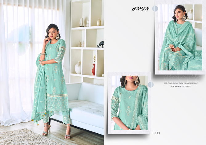 Tasveer By Jay Vijay Embroidery Khadi Cotton Salwar Suits Wholesale Clothing Suppliers In India